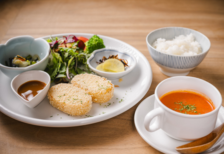 ヴィーガンコロッケ定食